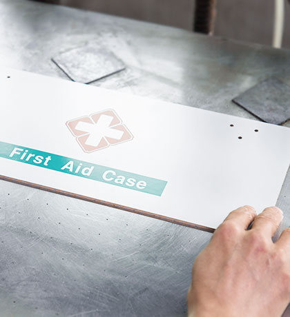 first aid case printing